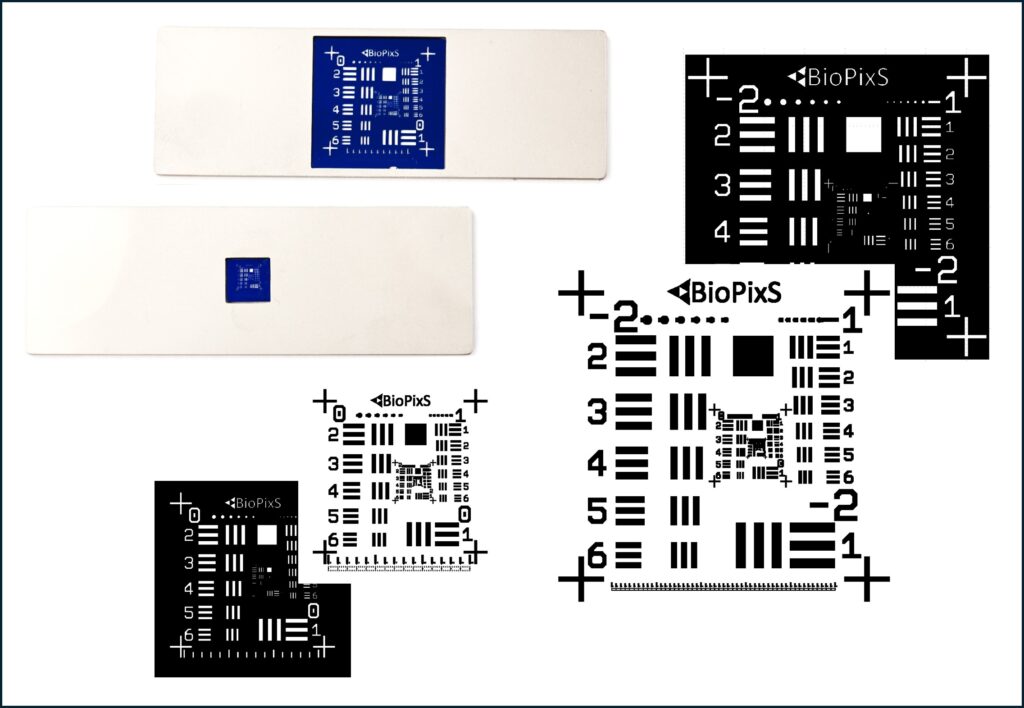 Low Resolution Fluorescence test targets | Cost effective USAF ...