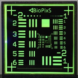 Low resolution fluorescence test targets